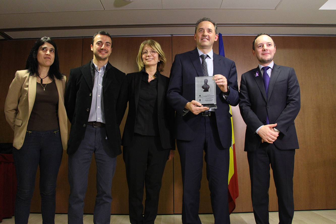 El Govern premia Andorra Telecom i Inlingua amb l'Olympe de Gouges