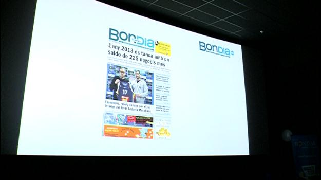 El diari Bon Dia, primer rotatiu gratuït del país, va celebrar ah