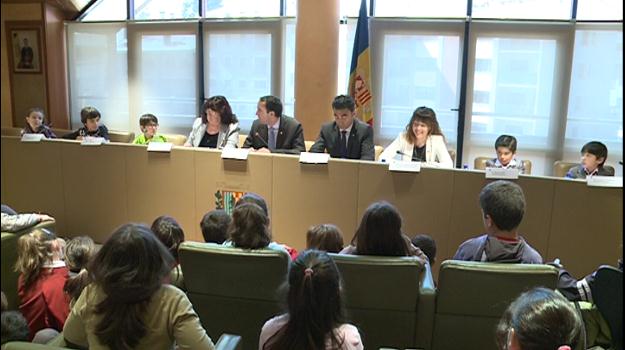 A la Massana, alumnes de les escoles andorrana, francesa i dels P