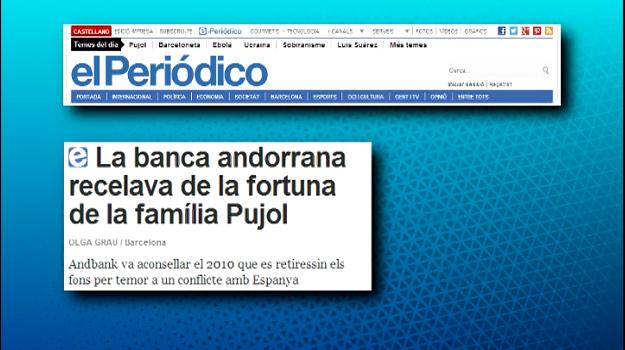 El cas Pujol i els diners de la família a Andorra és notícia, un 