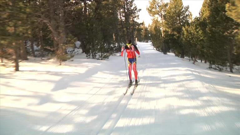 En esquí avui Irineu Esteve no ha pogut reeditar el triomf d'ahir