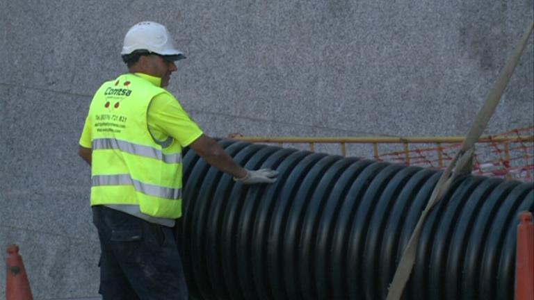 Es reprenen les obres de la xarxa separativa d'aigües al carrer d