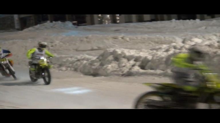 Els Ice Gladiators de motociclisme sobre gel han arrencat amb dom