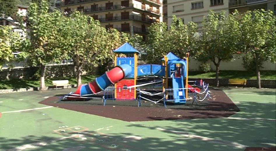 El parc infantil del Prat Gran s'ha reobert aquest dimecres despr