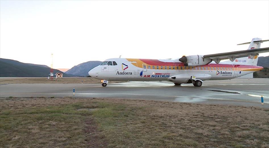 Continua la davallada de passatgers a l'aeroport d'Andorra la Seu