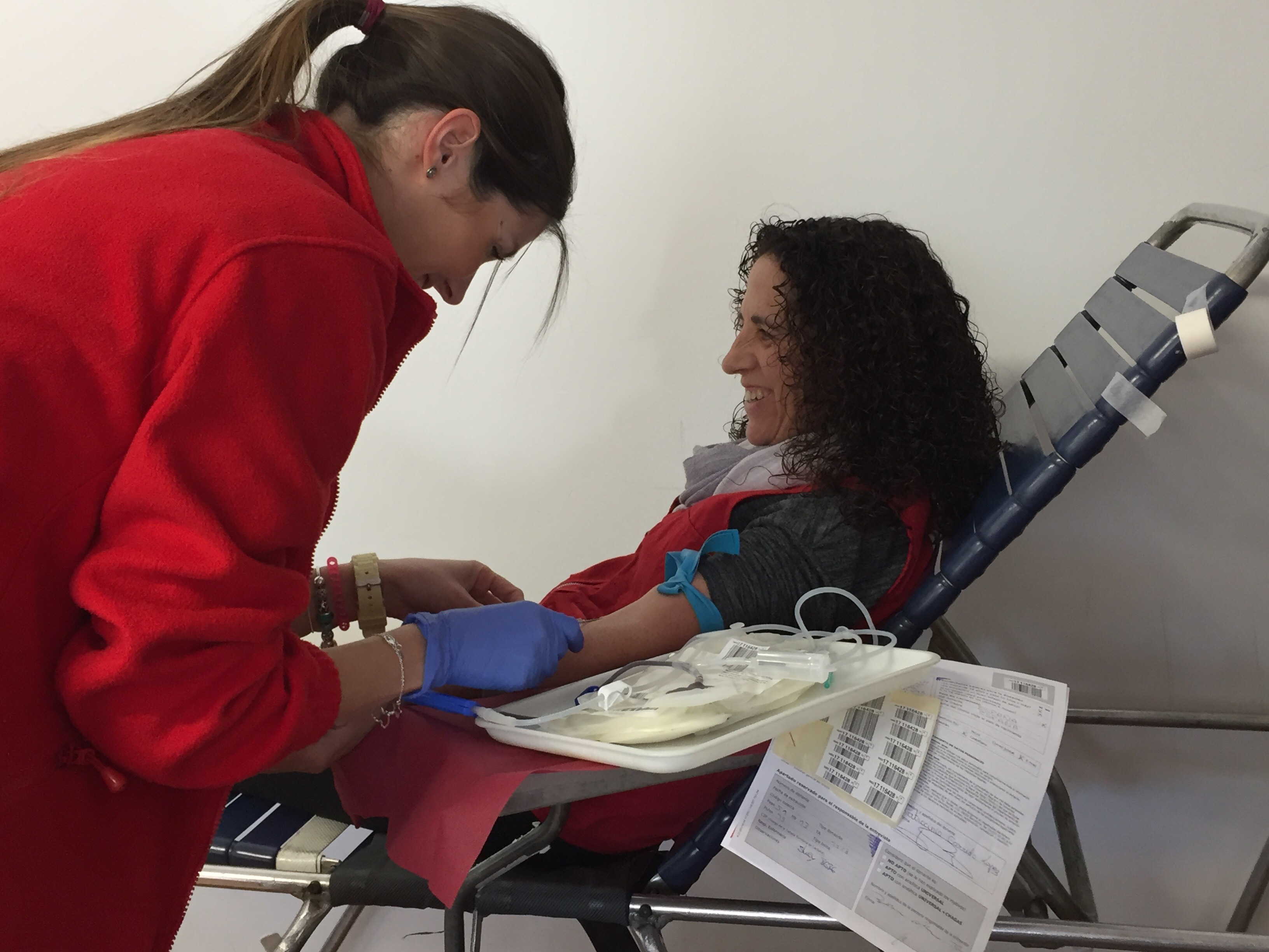 Creu Roja va celebrar la primera recollida de sang de l'any a
