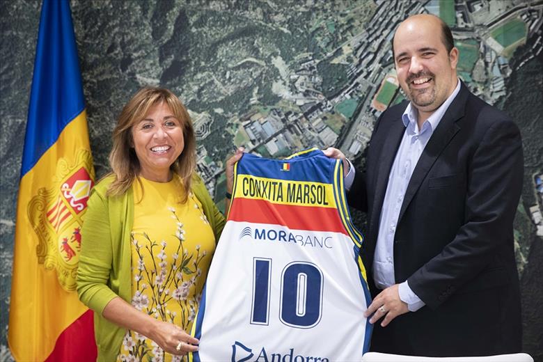 El comú d'Andorra la Vella i el Bàsquet Cl