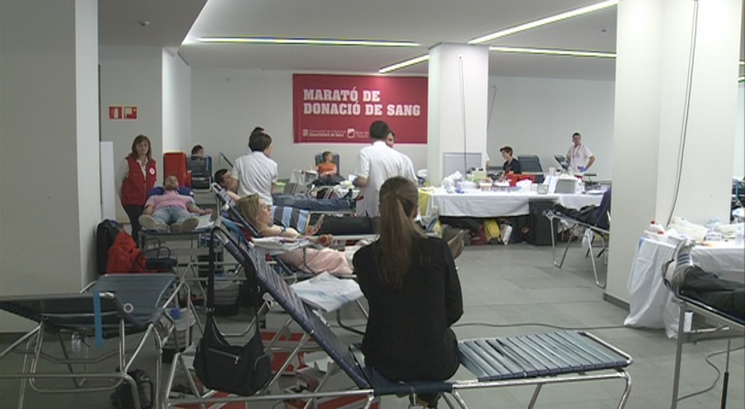 La tercera marató de donació de sang vol arribar a les 500 extraccions