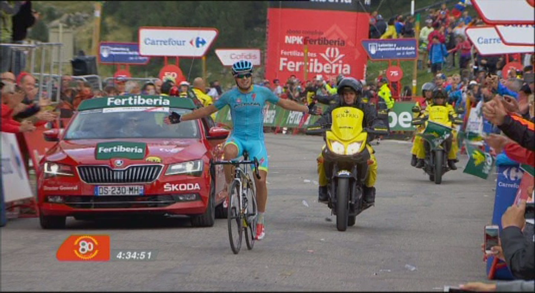 El ciclista basc de l´Astana Mikel Landa ha estat el venced