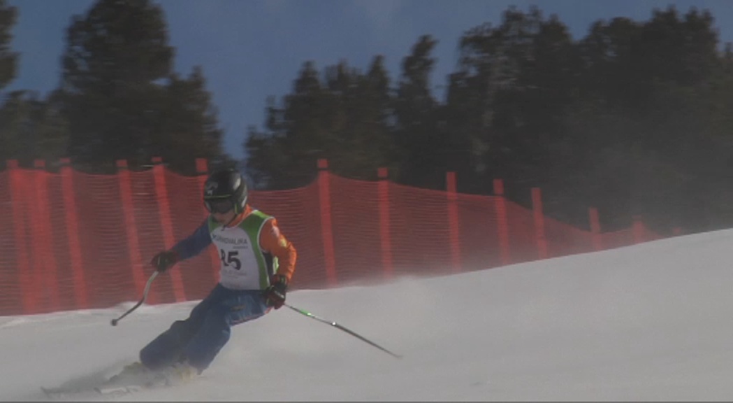 No deixem de banda la competició infantil d'esquí perquè aquest c