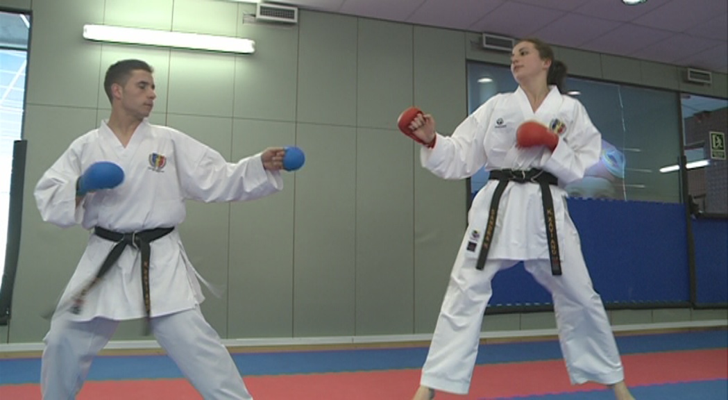 La karateca Sandra Herver participa dijous al Campionat del m&oac