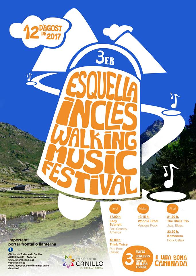 Els Think Twice a l'Esquella Incles walking music festival