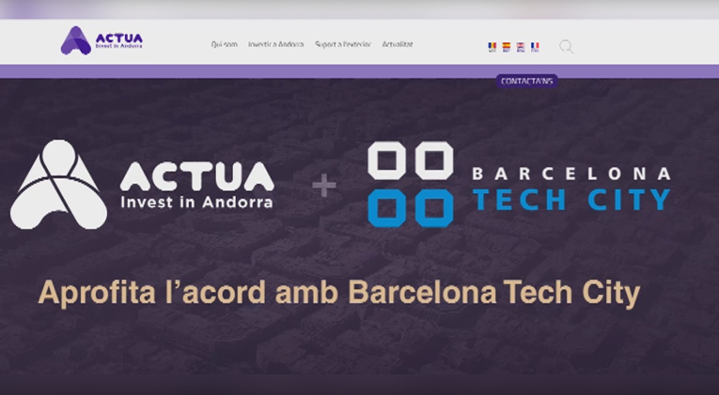ACTUA signa un conveni amb Barcelona Tech City