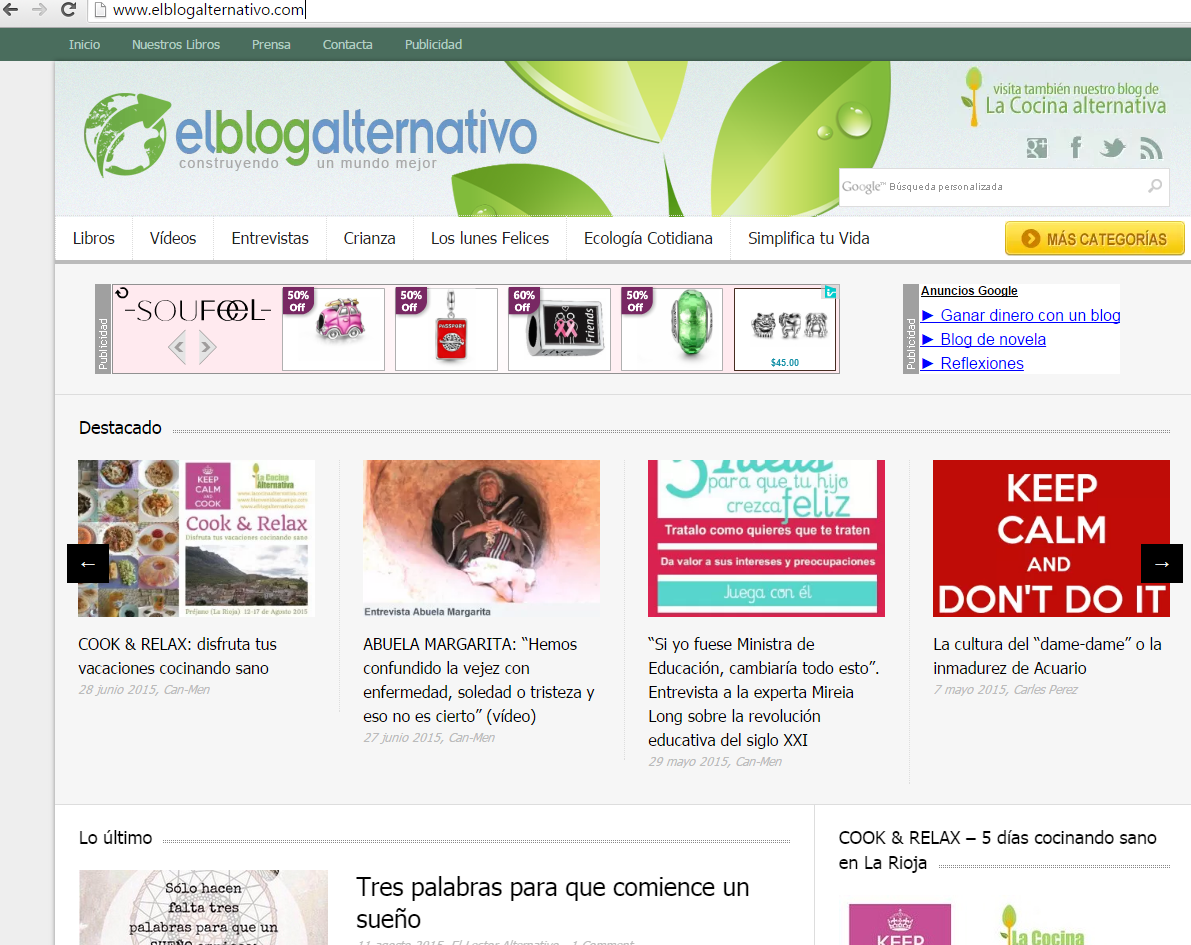 "El blog alternativo" i les recomanacions de la Ludmilla Lacueva