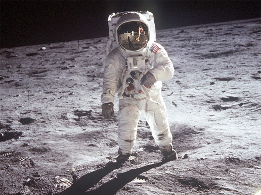 Els astronautes van escalfar la Lluna