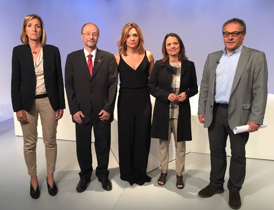 Debat d'actualitat amb Patrícia Riberaygua, Víctor Naudi, Rosa Gili i Joan Carles Camp