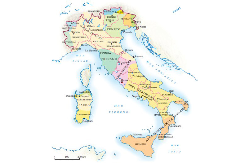 Columna Farinelli: la complexitat lingüística d'Itàlia