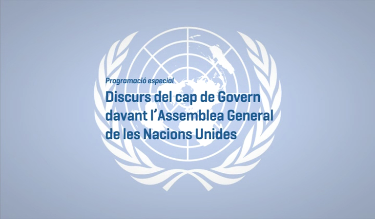 Discurs del cap de Govern a la 71a Assemblea General de l'ONU