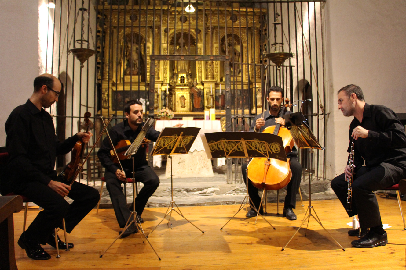 El quartet amb oboè de l'ONCA reuneix més de 60 persones a l'església de la Cortinada