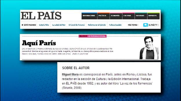 Desapareix l’article sobre Andorra del corresponsal de El País a París