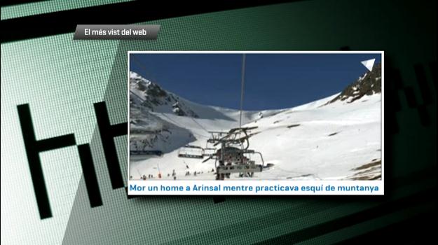 L'accident mortal a Arinsal, la notícia més consultada a Andorra Difusió