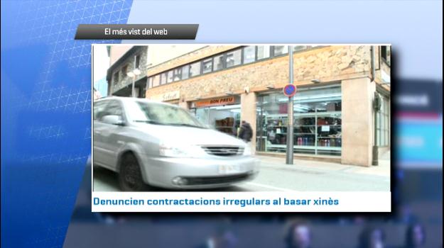 Les denúncies de contractacions irregulars al basar xinès, el més vist a Andorra Difusió