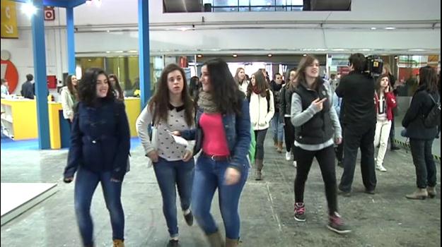 200 alumnes visiten el Saló de l'Ensenyament de Barcelona