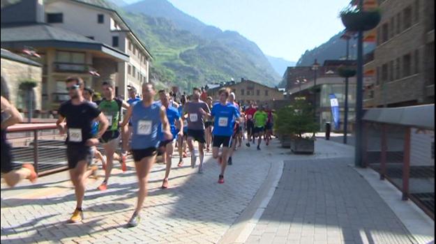 Sanza completa una bona actuació a la Copa d'Andorra de curses de muntanya