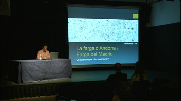Olivier Codina exposa les especificitats històriques de la vall del Madriu