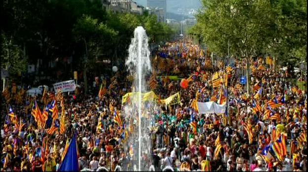 Noliegen un autobús per participar a la manifestació de l'11 de Setembre a Barcelona