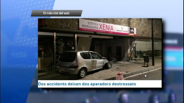 Els aparatosos accidents a l'avinguda Doctor Mitjavila, el més vist a Andorra Difusió