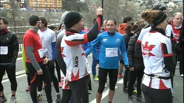 Més de 400 persones corren a Encamp per la Marató de TV3