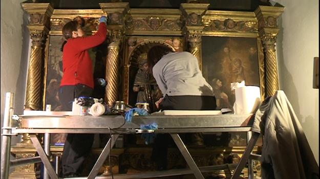 Es restaura el retaule de sant Guillem de l'església parroquial d'Ordino