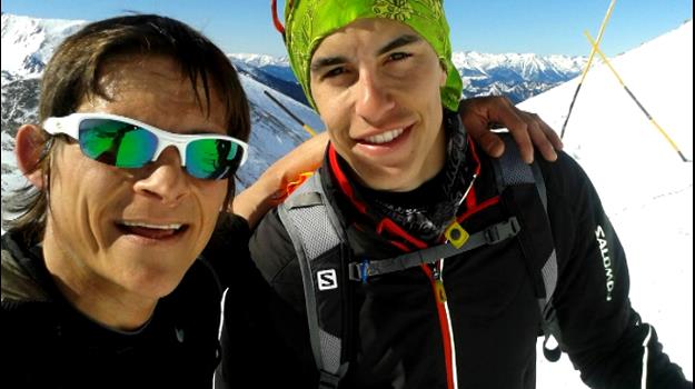 Marc Márquez practica esquí de muntanya a Arinsal