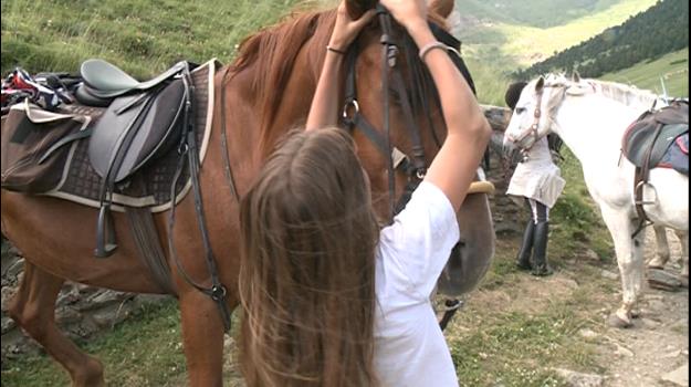 Èxit de les rutes infantils a cavall per als alumnes de l'Hípica de l'Aldosa
