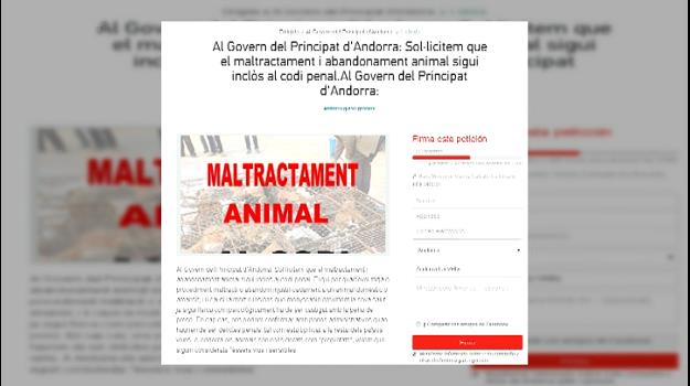 Change.org demanarà al Govern incloure el maltractament animal en el codi penal