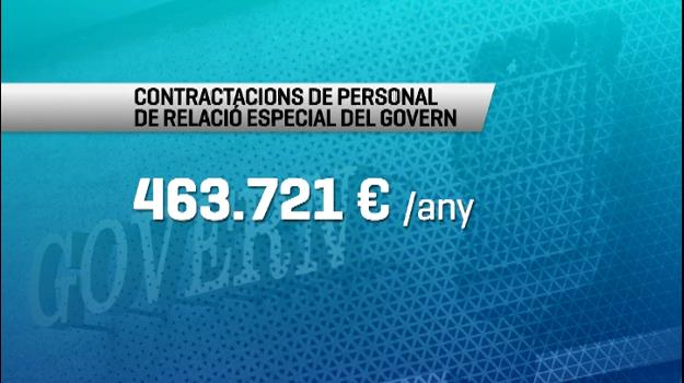 El Govern destina 463.721 euros l'any als assessors i càrrecs de relació especial