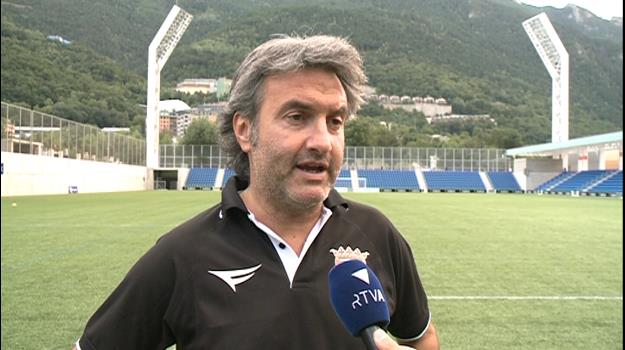 L'FC Andorra ja treballa sobre la gespa de l'Estadi Nacional