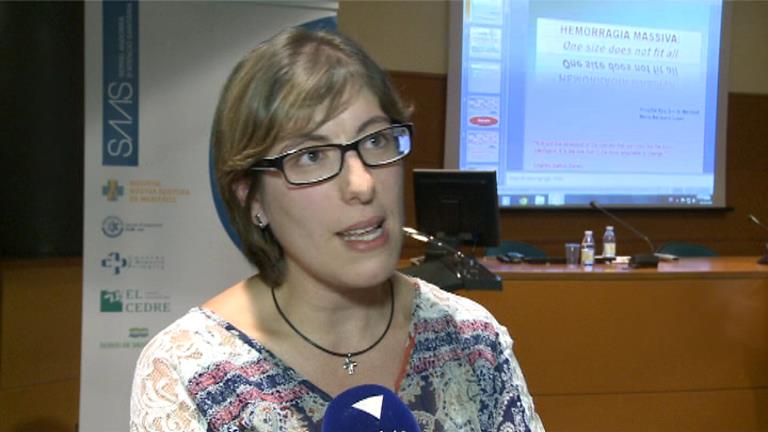 L'anestesista Marta Barquero, del ParcTaulí, parla de l'evolució de les transfusions