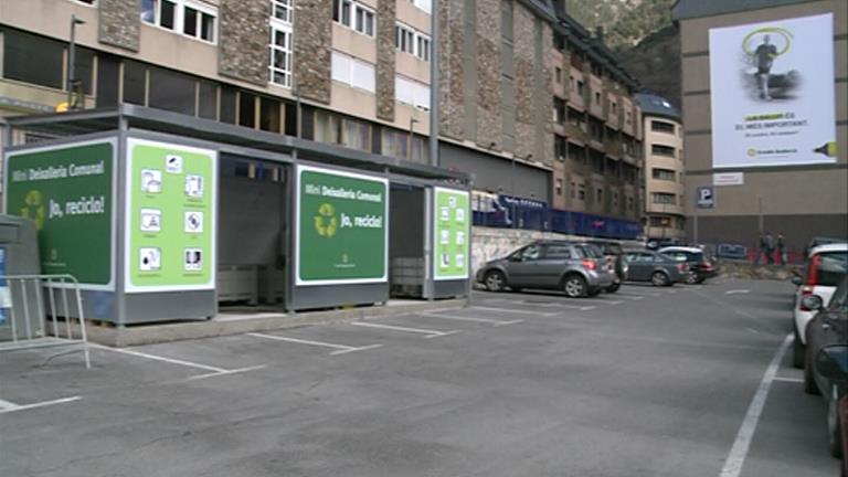 Andorra la Vella instal·la una minideixalleria a l'aparcament del Parc Central