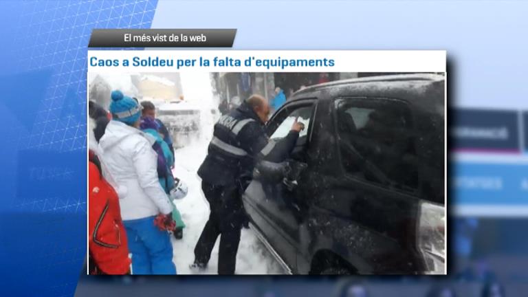 El temporal de neu, el més vist a Andorra Difusió aquesta setmana