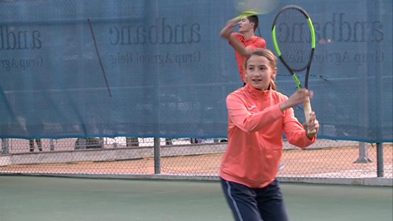 La jove tennista Vicky Jiménez, segona en el torneig europeu de desenvolupament