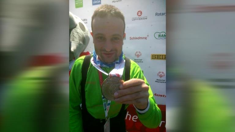 Medalla de plata per a Sergi Cuberes als Jocs d'Hivern d'Special Olympics