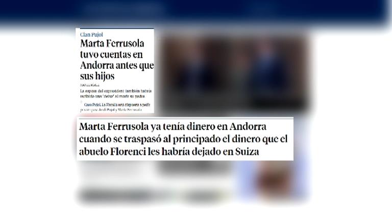 Marta Ferrusola hauria tingut comptes a Andorra abans dels seus fills
