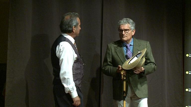 El grup de teatre de l'Espai interpreta "Petons a gogó" a Escaldes-Engordany