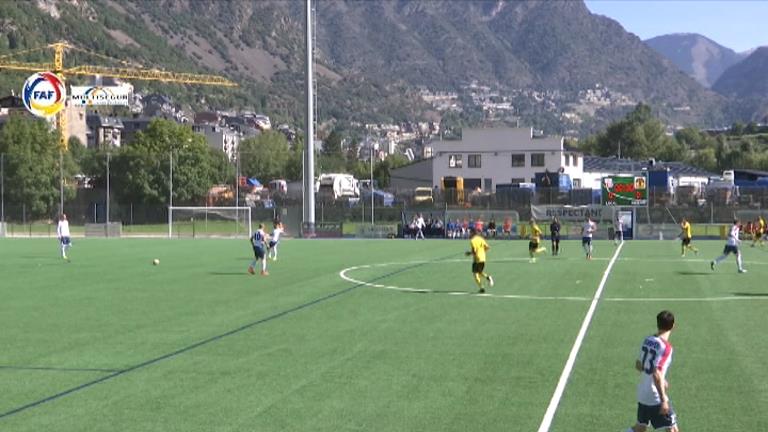 Vall Banc Santa Coloma i Inter Escaldes colideren la classificació de la lliga nacional de futbol