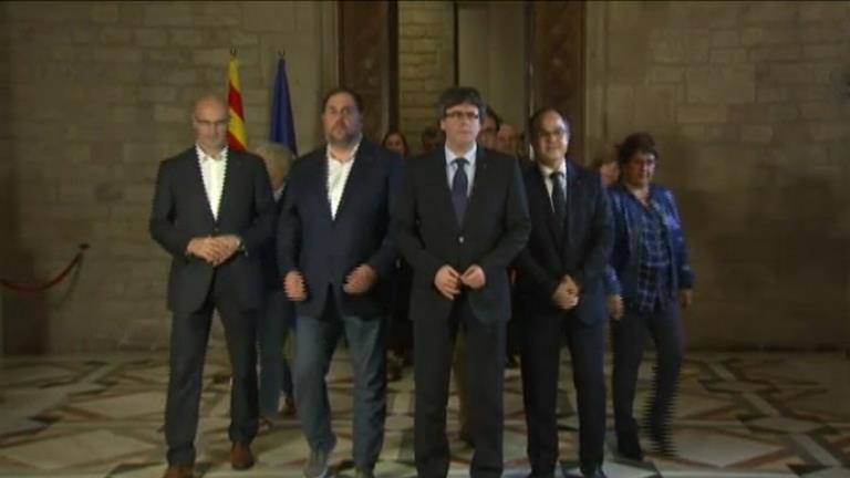 El Govern no especula amb la declaració d'independència a Catalunya