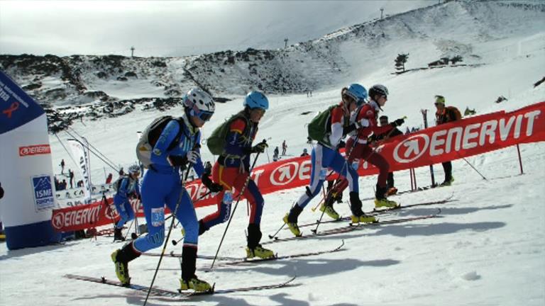 El temps obliga a anul·lar la cursa vertical d'esquí de muntanya del mont Etna