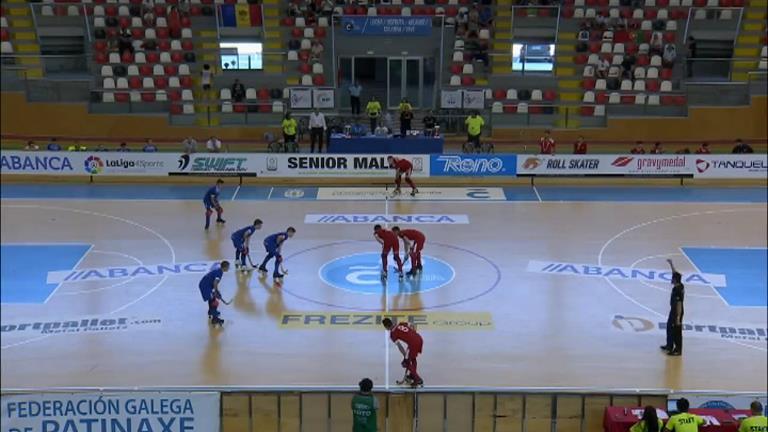 Andorra acaba sisena a l'Europeu d'hoquei patins després de perdre contra Suïssa (3-5)