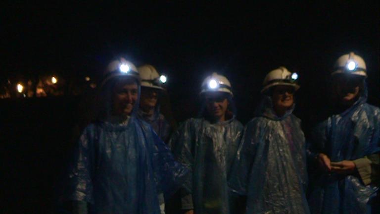 Més de 150 persones a les visites guiades a la mina de Llorts de nit
